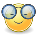 face, glasses svg vector icon