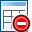 delete, table icon