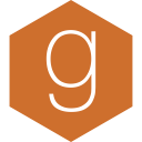 goodread, hexagon, media, social svg vector icon
