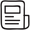 blog, information, media, newspaper, paper, press, survey svg vector icon