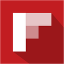 flipboard, media, set, shadow, social icon