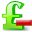 delete, money, pound icon
