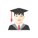 3, student svg vector icon