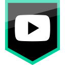logo, media, social, video, youtube svg vector icon