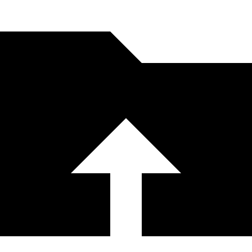 Folder Upload svg vector icon