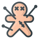 doll, voodoo svg vector icon
