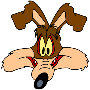 wile,coyote,smiling icon