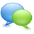 char,chat,talk,comment,speak icon
