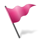base, flag, iboxblack, map, marker, pink icon