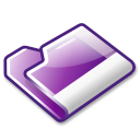 folder,violet icon