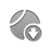 ball,tennis,down icon