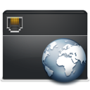 folder, network icon