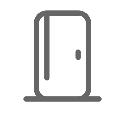 Interior Door Ash svg vector icon