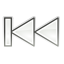 backward, media, skip svg vector icon
