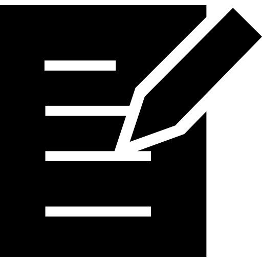 Write svg vector icon
