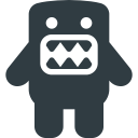 character, domo, kun svg vector icon