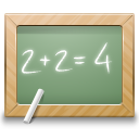 blackboard, calculate, education, math, school icon