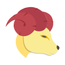 aries, sign, zodiac svg vector icon