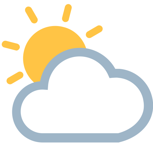 Cloudy svg vector icon