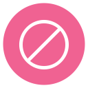 block, circle, style svg vector icon