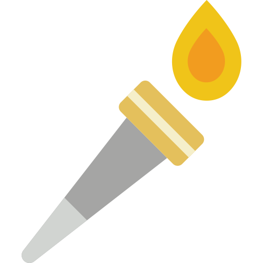 Torch svg vector icon
