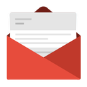 communication, contact, email, envelope, fold, gmail, letter, mail, message, messages, open, opened, outlook, paper, read, unread icon