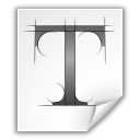 font, otf icon