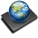earth, folder, sites icon