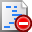 code, delete icon