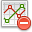 chart,line,delete,graph,del,remove icon