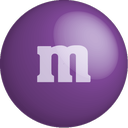 chocolate, color, colour, m&m, purple icon