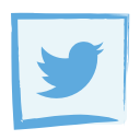 media, social, twitter svg vector icon