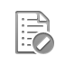 list,cancel icon