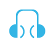 headphone,headphones on icon