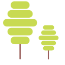 capsule, green, nature, tree svg vector icon