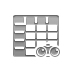 spreadsheet,binoculars icon