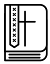 bible, catholic, christian, church svg vector icon