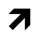 arrow,up,right,next,forward,yes,correct,ok,ascend,rise,ascending,upload,increase icon