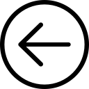 arrow, arrows, back, circle, direction, left, navigation svg vector icon