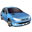peugeot,blue icon