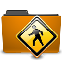 orange,folder,public icon