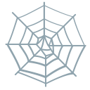 cobweb, halloween, holidays svg vector icon