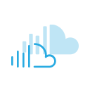 cloud, logo, media, social, sound svg vector icon