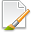 page,white,paintbrush icon