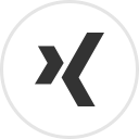 logo, media, social, xing svg vector icon
