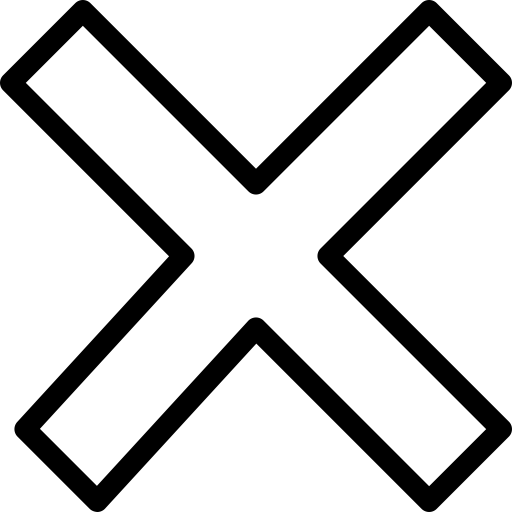 Cancel svg vector icon