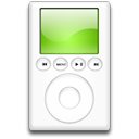 ipod,green,mp3 player icon