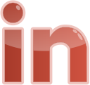 in, linkedin, media, social svg vector icon
