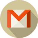 circle, email, gmail, logo, mail, material icon