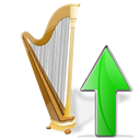 recyclebin up,up,recycle bin,trash,ascend,rise,ascending,upload,increase icon